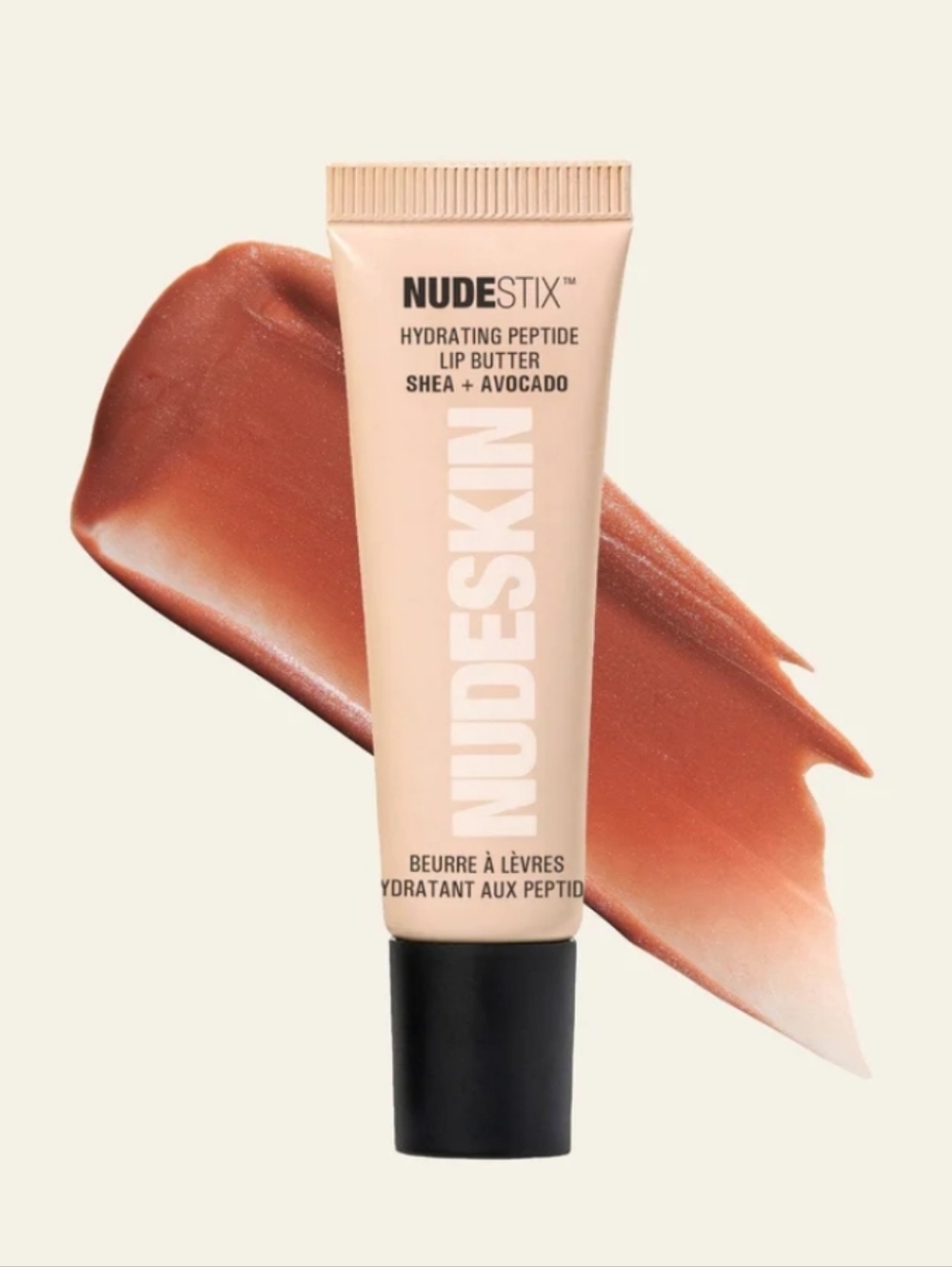 Nudestix Nudeskin Hydrating Peptide Lip Butter In Dolce Nude BNIB